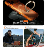 iPhone 17 Pro TORRAS Ostand Q3 Air Case with Kickstand - MagSafe Compatible - Orange