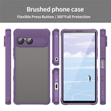 EIDERWOOD Sony Xperia 10 VII Matte Hybrid Case - Transparent / Purple