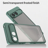 EIDERWOOD Sony Xperia 10 VII Matte Hybrid Case - Transparent / Green