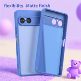 EIDERWOOD Sony Xperia 10 VII Matte Hybrid Case - Transparent / Blue