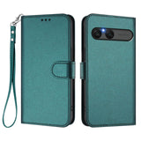 EIDERWOOD Sony Xperia 10 VII Faux Leather Flip Case with Card Holder & Strap - Green