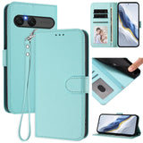 EIDERWOOD Sony Xperia 10 VII Faux Leather Flip Case with Card Holder & Strap - Light Blue