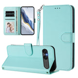 EIDERWOOD Sony Xperia 10 VII Faux Leather Flip Case with Card Holder & Strap - Light Blue