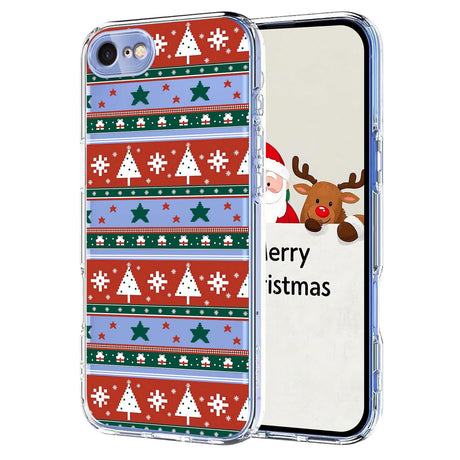 EIDERWOOD iPhone SE (2022 / 2020) / 8 / 7 Flexible Plastic Christmas Case with Motif - Transparent / Pattern