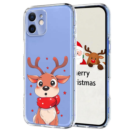 EIDERWOOD iPhone 11 Flexible Plastic Christmas Case with Motif - Transparent / Reindeer