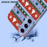 EIDERWOOD Samsung Galaxy S25+ (Plus) / S24+ (Plus) Flexible Plastic Christmas Case with Motif - Transparent / Pattern
