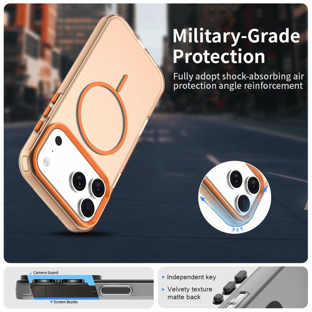 iPhone 18 Pro / 17 Pro EIDERWOOD Hybrid Plastic Case - MagSafe Compatible - Orange