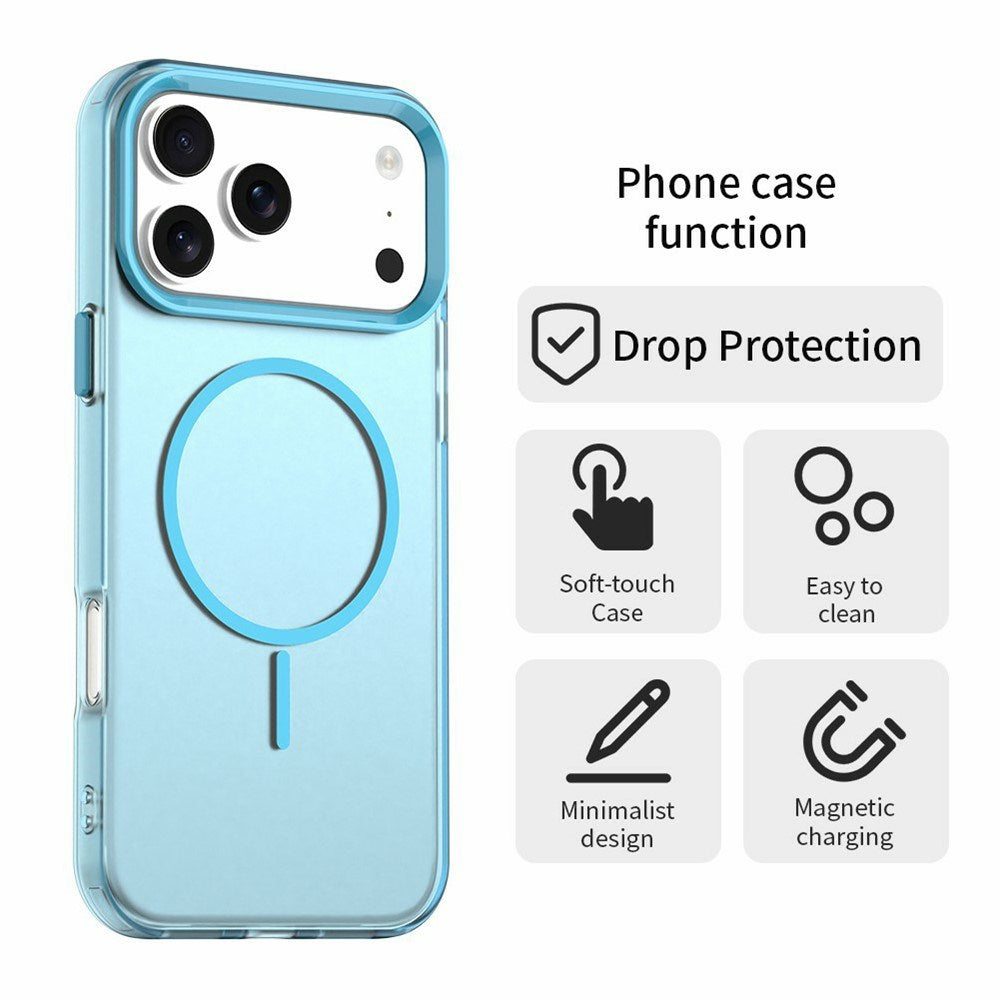 iPhone 18 Pro / 17 Pro EIDERWOOD Hybrid Plastic Case - MagSafe Compatible - Blue