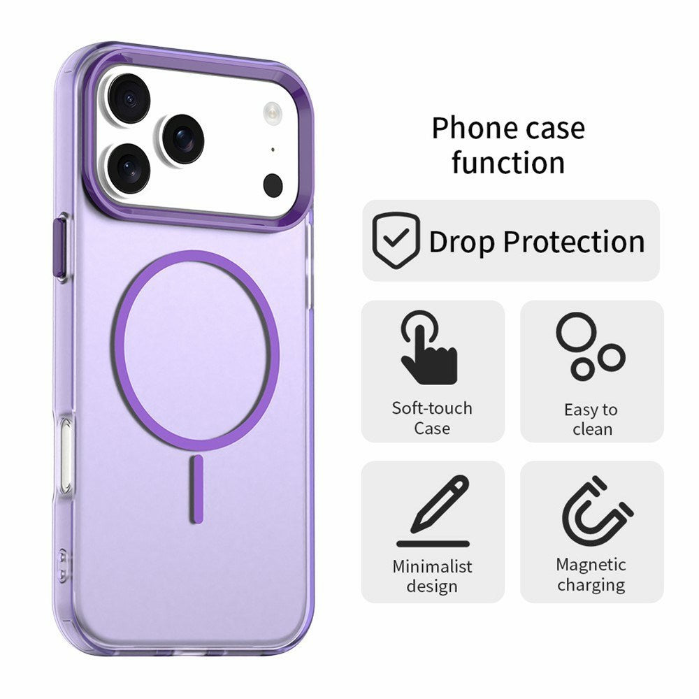 iPhone 18 Pro / 17 Pro EIDERWOOD Hybrid Plastic Case - MagSafe Compatible - Purple