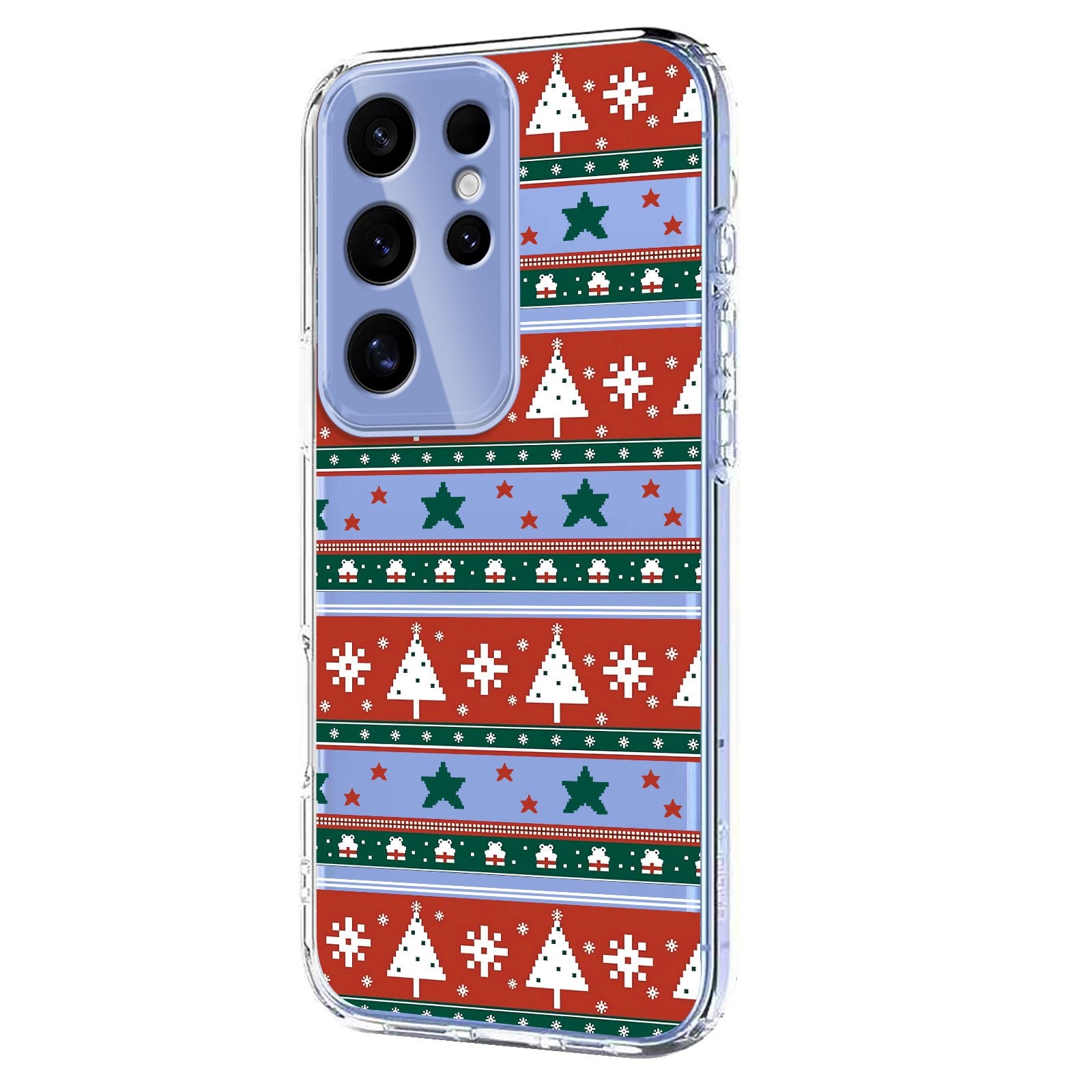 EIDERWOOD Samsung Galaxy S24 Ultra Flexible Plastic Christmas Case with Motif - Transparent / Pattern