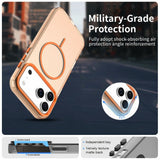iPhone 18 Pro Max / 17 Pro Max EIDERWOOD Hybrid Plastic Case - MagSafe Compatible - Orange