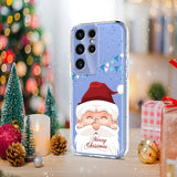 EIDERWOOD Samsung Galaxy S23 Ultra Flexible Plastic Christmas Case with Motif - Transparent / Santa Claus