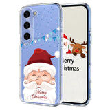 EIDERWOOD Samsung Galaxy S23 FE Flexible Plastic Christmas Case with Motif - Transparent / Santa Claus