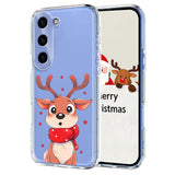EIDERWOOD Samsung Galaxy S23+ (Plus) Flexible Plastic Christmas Case with Motif - Transparent /Reindeer