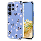 Samsung Galaxy S26 Ultra EIDERWOOD Flexible Plastic Case with Pattern - Transparent / Butterflies