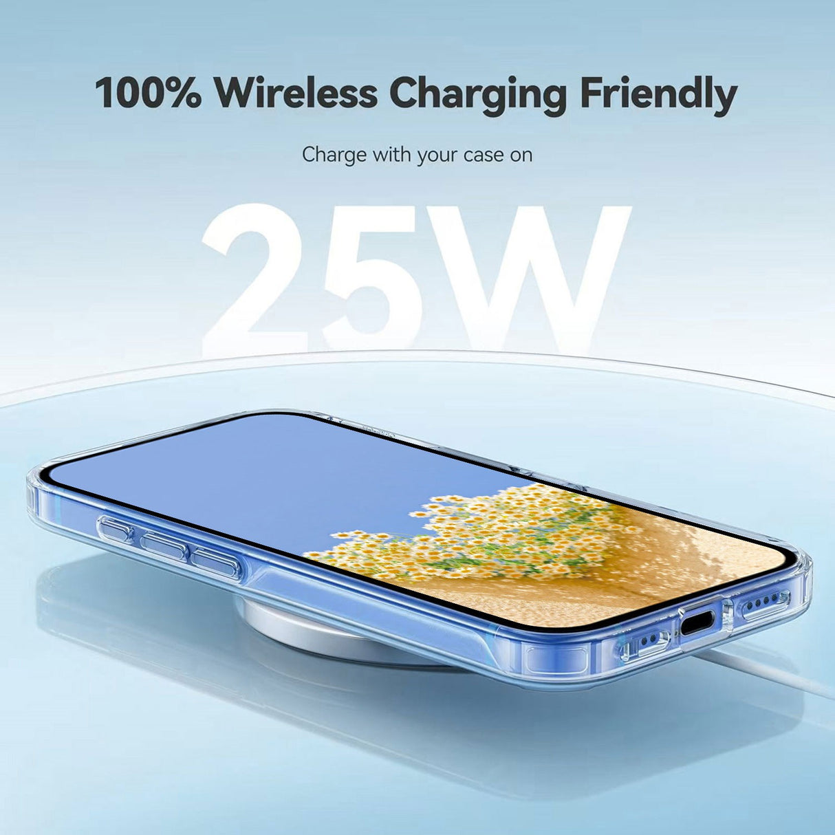 Samsung Galaxy S26 Ultra EIDERWOOD Flexible Plastic Case with Pattern - Transparent / Flowers