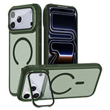 iPhone 18 Pro Max / 17 Pro Max EIDERWOOD Hybrid Plastic Case with Camera Case & Stand Function - MagSafe Compatible - Green