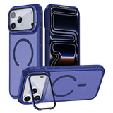 iPhone 18 Pro Max / 17 Pro Max EIDERWOOD Hybrid Plastic Case with Camera Case & Stand Function - MagSafe Compatible - Blue