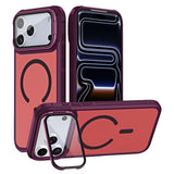 iPhone 18 Pro / 17 Pro EIDERWOOD Hybrid Plastic Case with Camera Case & Stand Function - MagSafe Compatible - Red