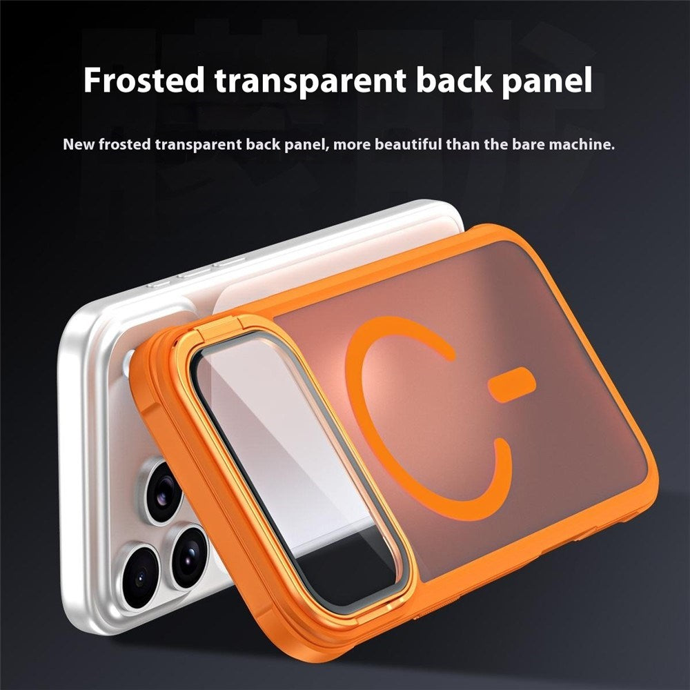 iPhone 18 Pro / 17 Pro EIDERWOOD Hybrid Plastic Case with Camera Case & Stand Function - MagSafe Compatible - Red