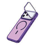iPhone 18 Pro / 17 Pro EIDERWOOD Hybrid Plastic Case with Camera Case & Stand Function - MagSafe Compatible - Purple