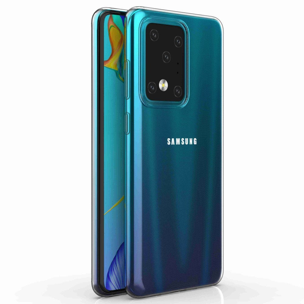 EIDERWOOD Samsung Galaxy S20 Ultra Flexible Plastic Back Case - Transparent