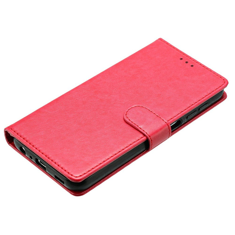 Samsung Galaxy S26 Ultra EIDERWOOD Leather Case with Strap & Card Holder - Pink