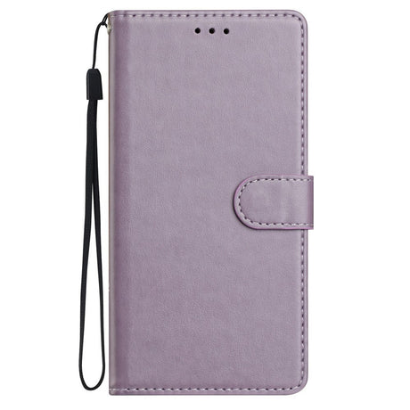 Samsung Galaxy S26 Ultra EIDERWOOD Leather Case with Strap & Card Holder - Purple