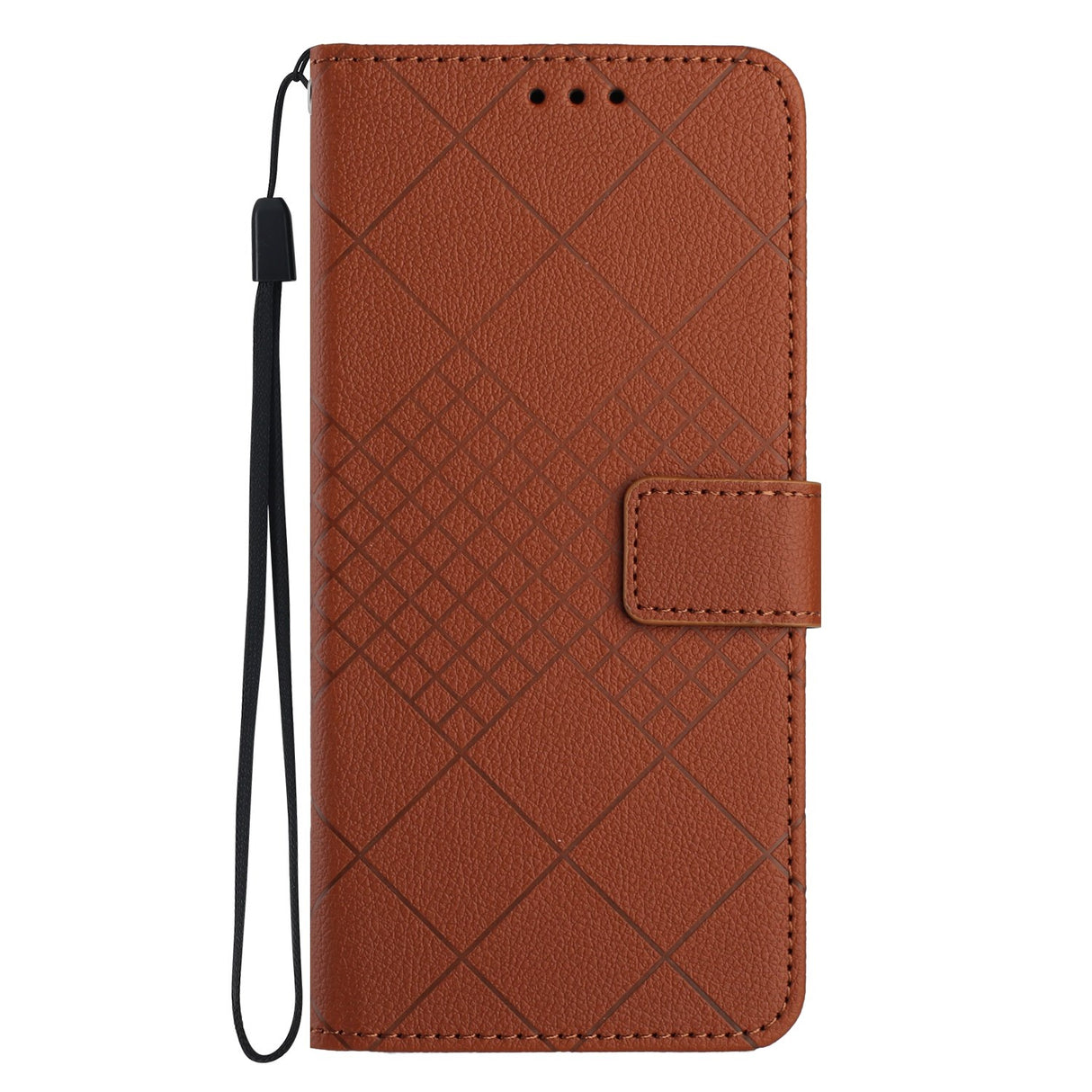 EIDERWOOD OnePlus 15 Faux Leather Flip Case with Imprint - Brown