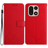 EIDERWOOD OnePlus 15 Faux Leather Flip Case with Imprint - Red
