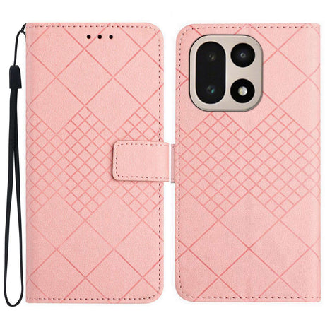 EIDERWOOD OnePlus 15 Faux Leather Flip Case with Imprint - Pink