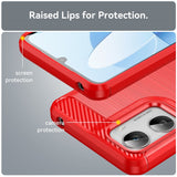 Motorola Moto G06 / G06 Power EIDERWOOD Carbon Fiber Case - Red