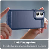 Motorola Moto G06 / G06 Power EIDERWOOD Carbon Fiber Case - Blue