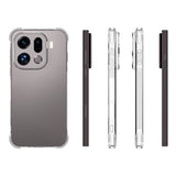 EIDERWOOD Oppo Find X9 Pro Flexible Plastic Case with Shock Absorbing Corners - Transparent