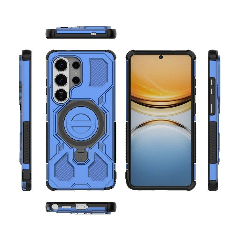 Samsung Galaxy S26 Ultra Tough Case with Kickstand - incl. 2 x Screen Protector - Blue