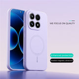 Xiaomi 17 Silicone Case - MagSafe Compatible - Purple