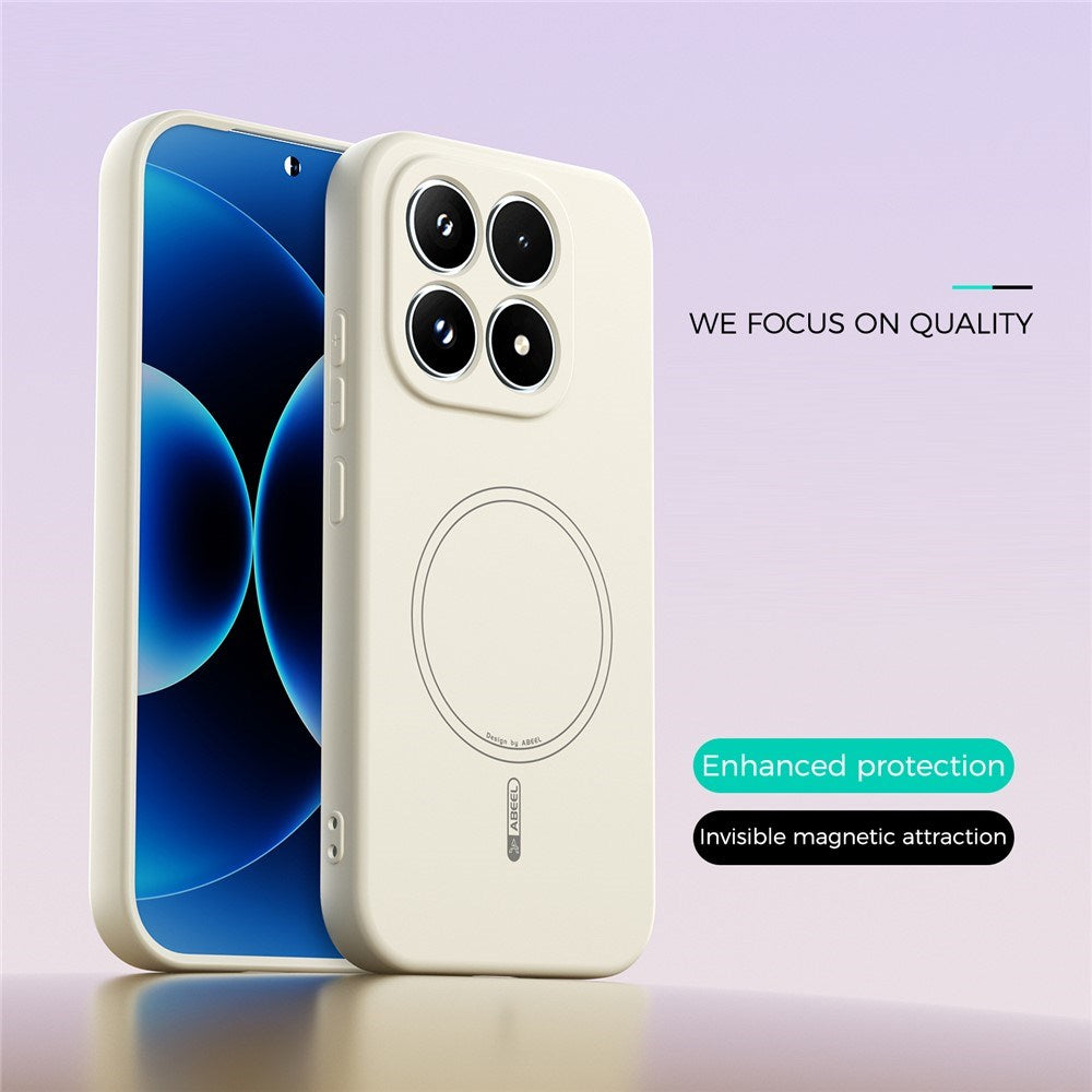 Xiaomi 17 Silicone Case - MagSafe Compatible - Beige