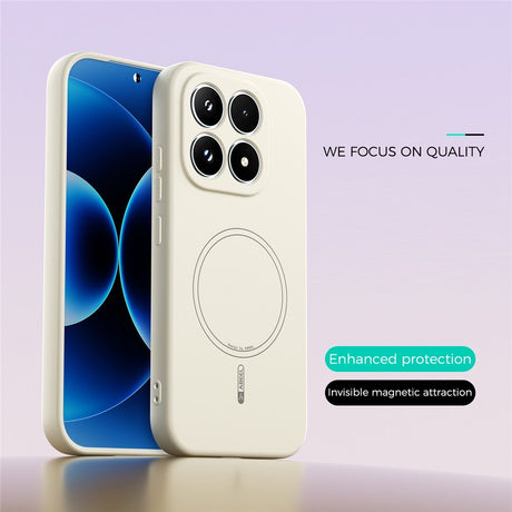 Xiaomi 17 Silicone Case - MagSafe Compatible - Beige