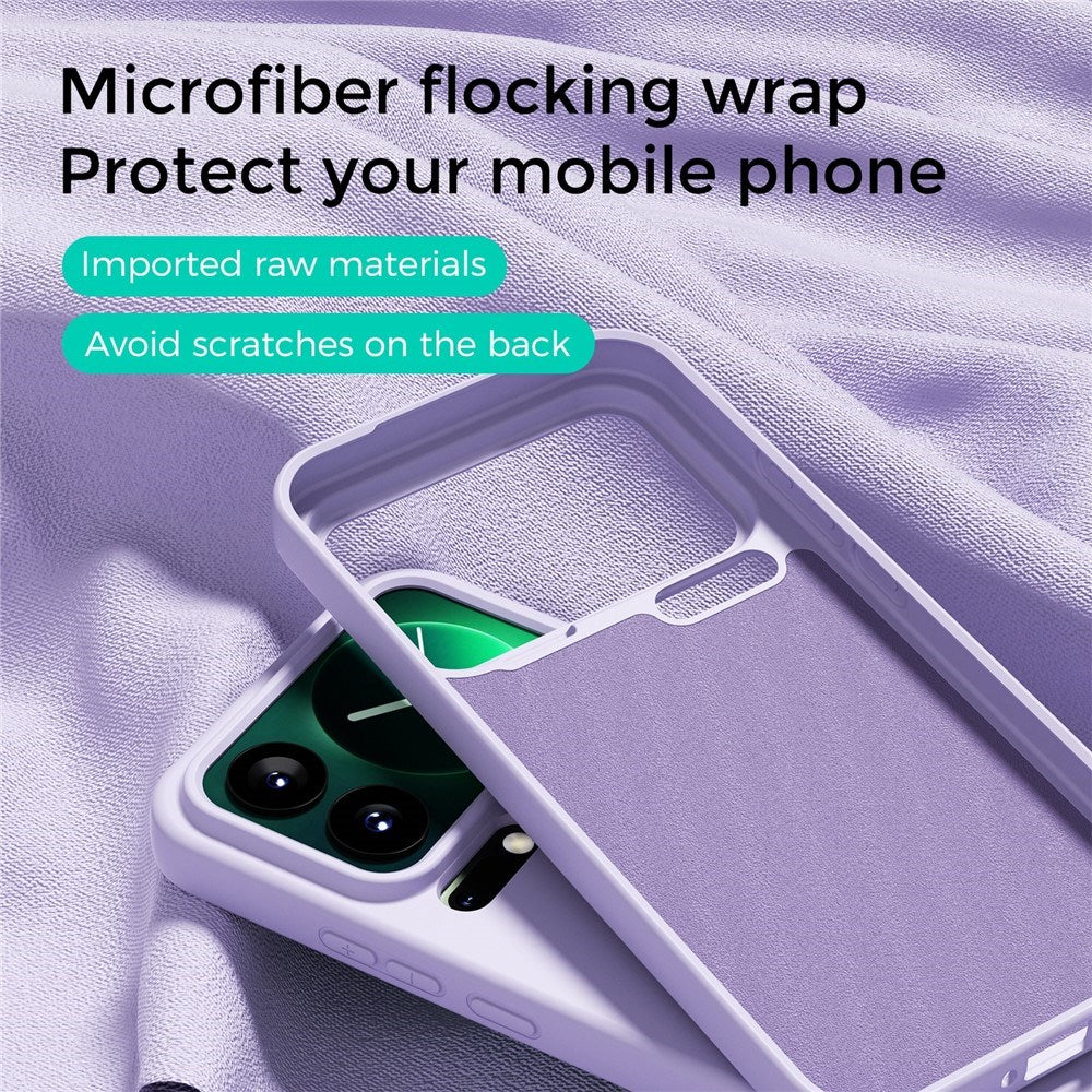 Xiaomi 17 Pro Max Silicone Case - MagSafe Compatible - Purple