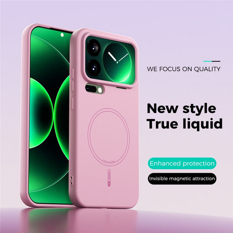 Xiaomi 17 Pro Max Silicone Case - MagSafe Compatible - Pink