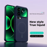 Xiaomi 17 Pro Max Silicone Case - MagSafe Compatible - Dark Blue