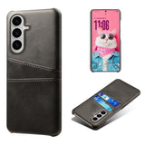 Samsung Galaxy S26 / S26 Pro EIDERWOOD Faux Leather Case with Card Holder - Black