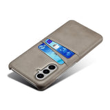 Samsung Galaxy S26 / S26 Pro EIDERWOOD Faux Leather Case with Card Holder - Gray