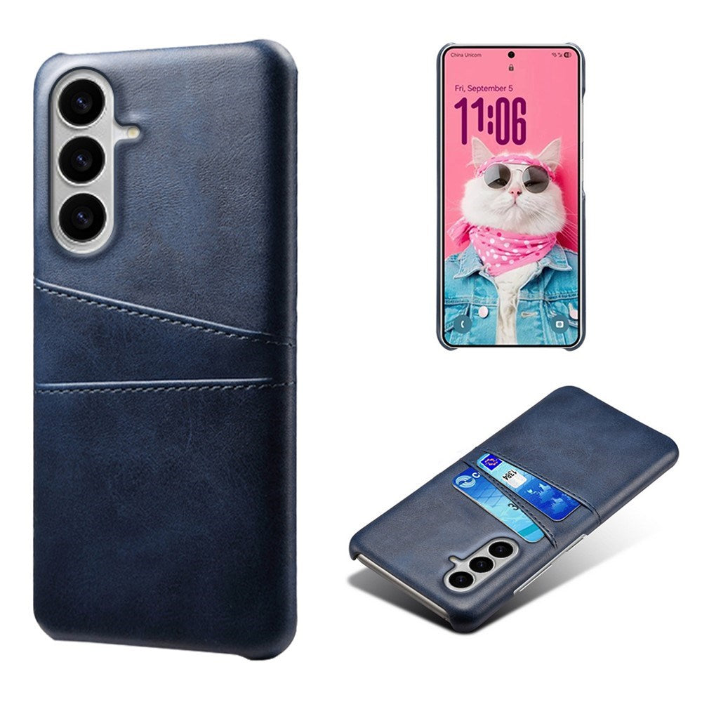Samsung Galaxy S26 / S26 Pro EIDERWOOD Faux Leather Case with Card Holder - Blue