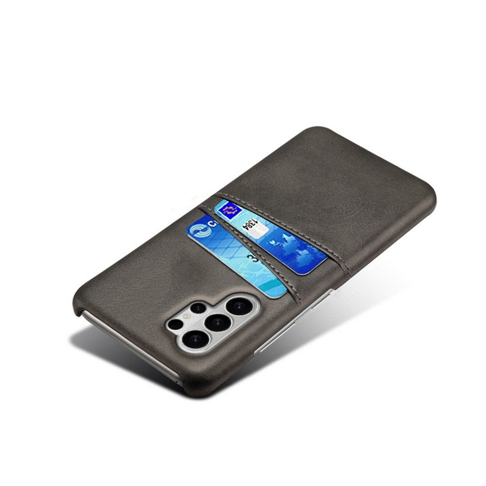 Samsung Galaxy S26 Ultra EIDERWOOD Faux Leather Case with Card Holder - Black