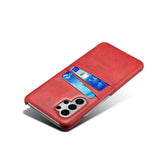 Samsung Galaxy S26 Ultra EIDERWOOD Faux Leather Case with Card Holder - Red
