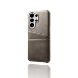 Samsung Galaxy S26 Ultra EIDERWOOD Faux Leather Case with Card Holder - Gray