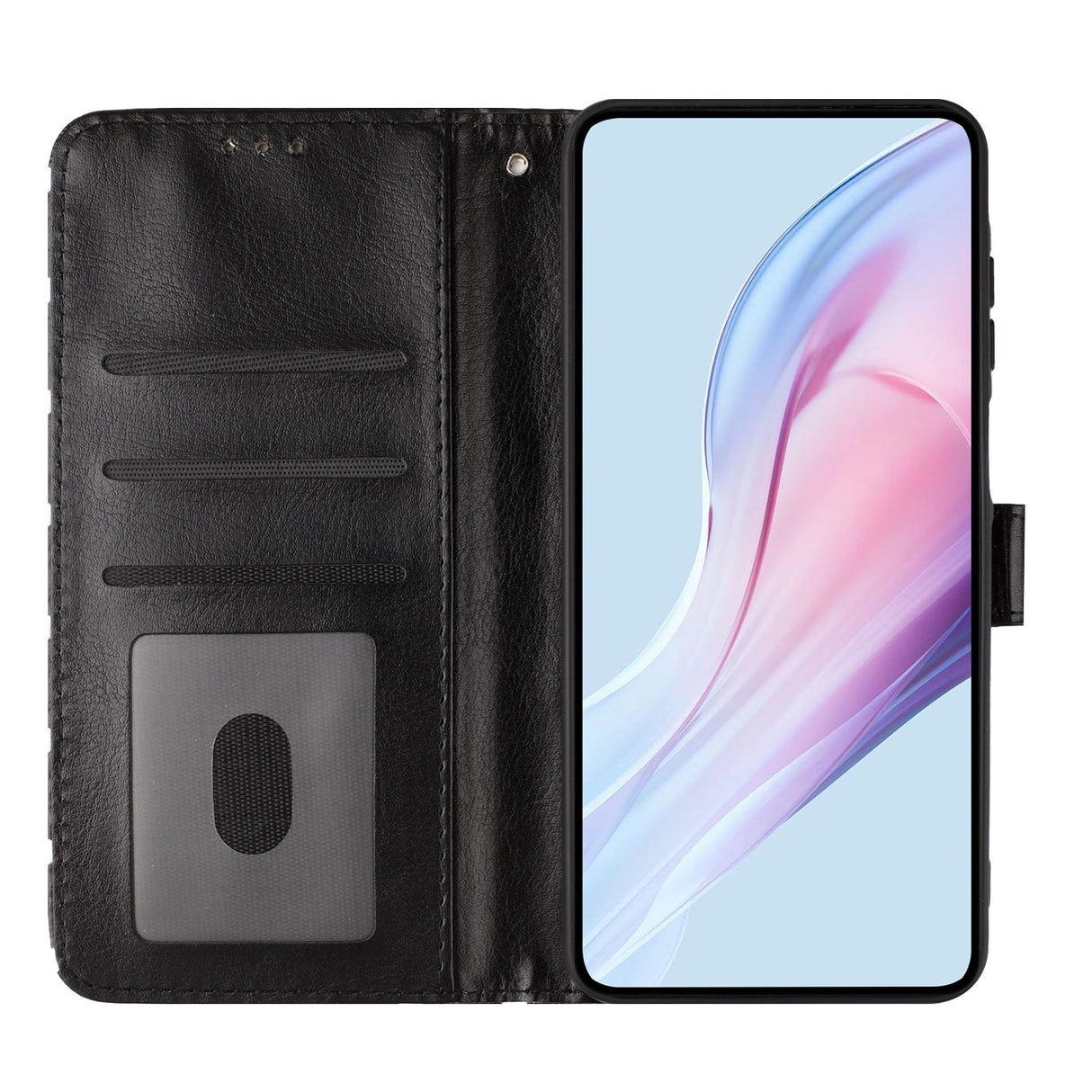 EIDERWOOD Xiaomi 17 Pro Max Faux Leather Flip Case w. Polka Design - Black