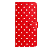 EIDERWOOD Xiaomi 17 Pro Faux Leather Flip Case w. Polka Design - Red