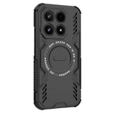 Xiaomi 17 EIDERWOOD Tough Hybrid Case w. Heat Dissipation - Black